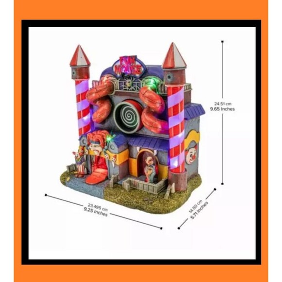 Carnival Funhouse Clown Theme Spooky Halloween Village 2024 by Pumpkin Village - Picture 3 of 8